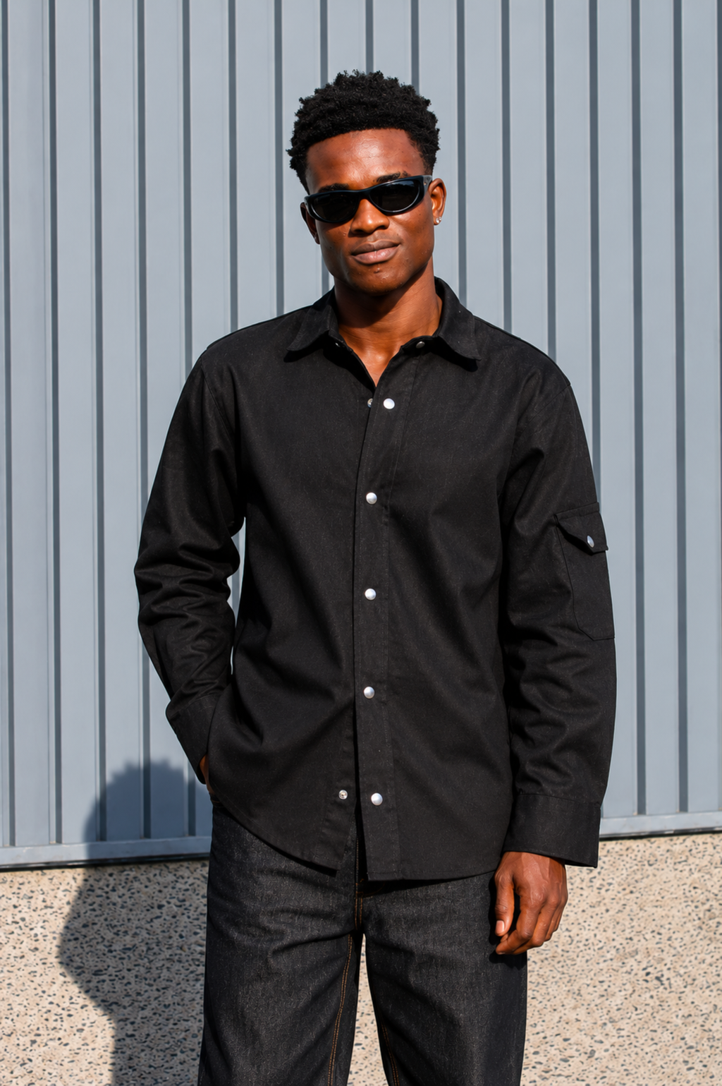 Noir Utility Shacket