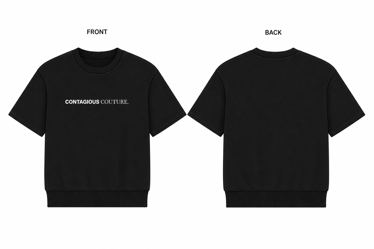 Contagious Essential Tee – Black Edition