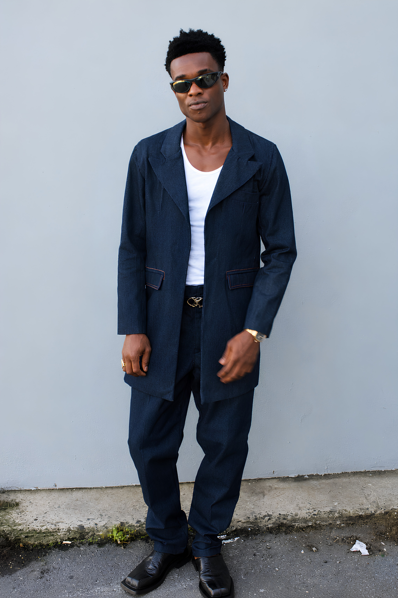 Midnight Tailored Denim Set